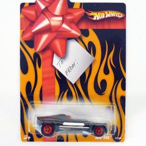 Hot Wheels Med-Evil Holiday Gift Card Black Die-Cast Car 2007